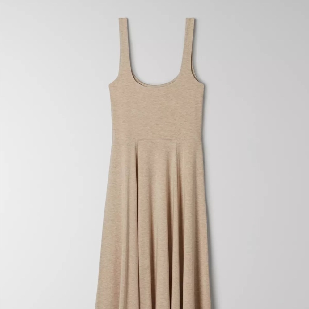 Wilfred Oatmeal Midi Slit Dress - Picture 3 of 5